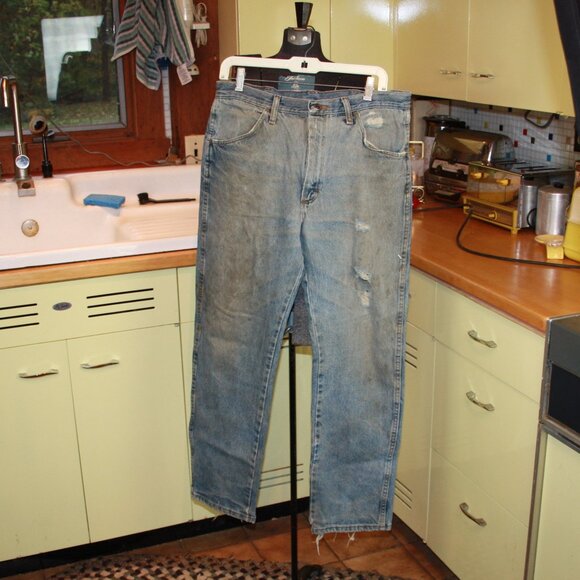 Brittania Worn Men's Denim Jeans 34x30 - Picture 1 of 6